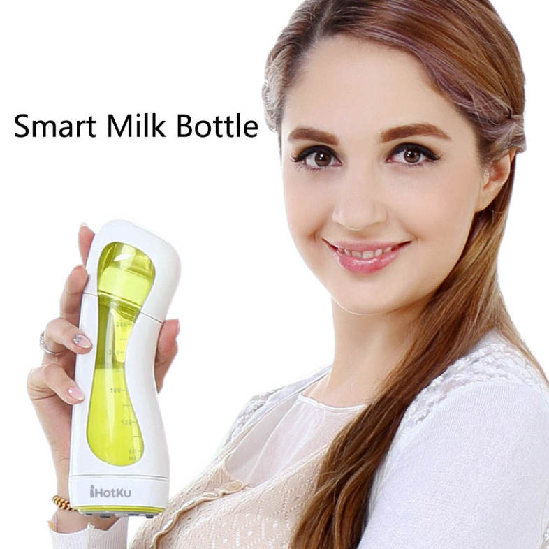 Portable Babies Intelligent Milk Bottle Support Data Statistics