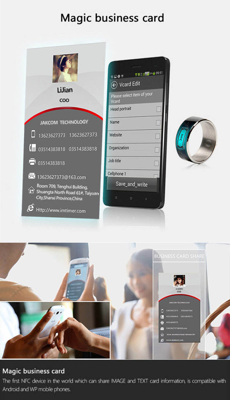 R3F NFC Smart Ring Titanium Alloy Made