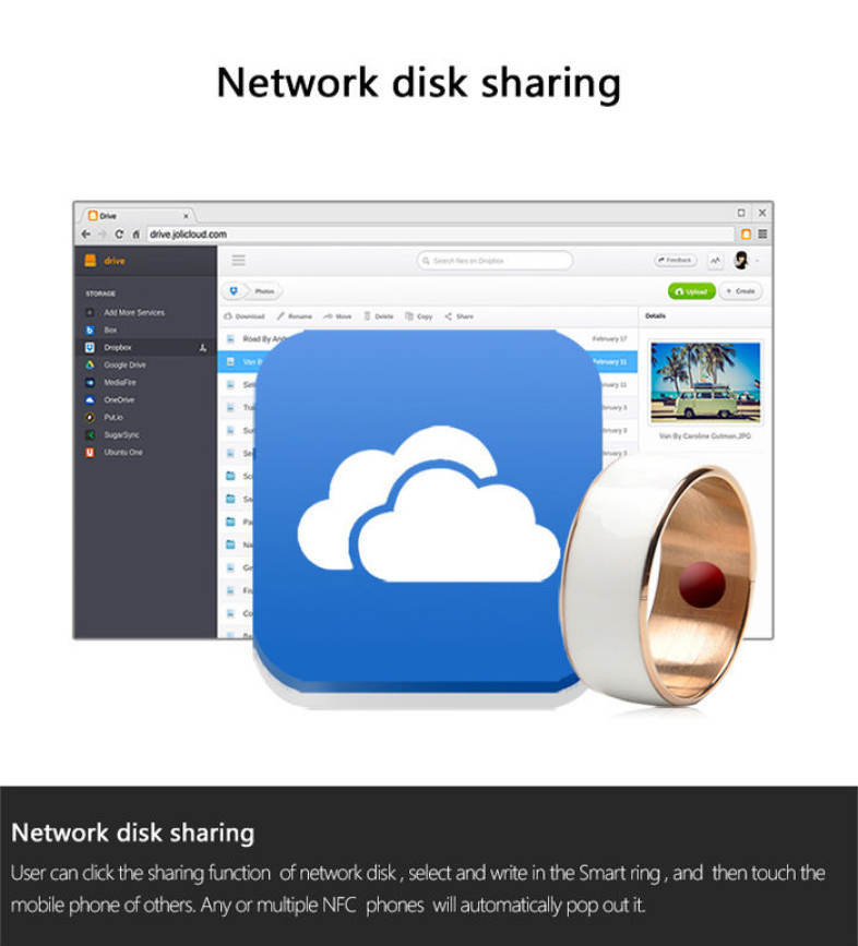 R3F NFC Smart Ring Titanium Alloy Made