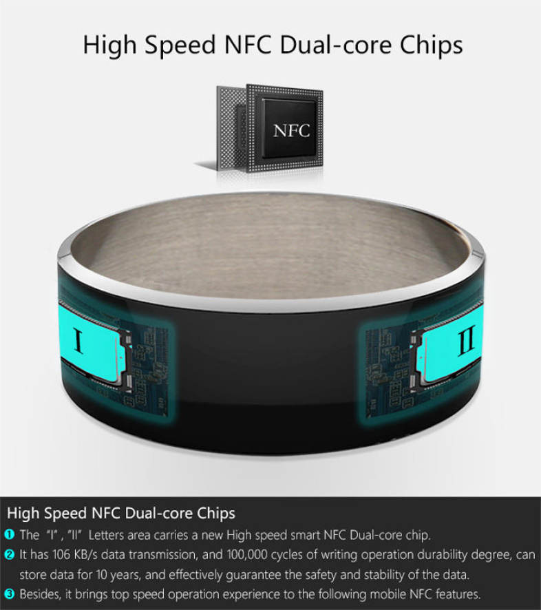 R3F NFC Smart Ring Titanium Alloy Made