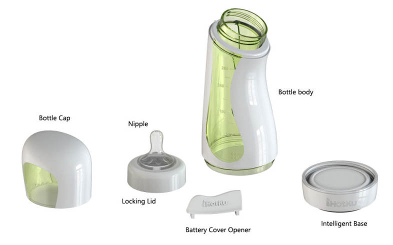 Temperature Indication Babies Intelligent Milk Bottle