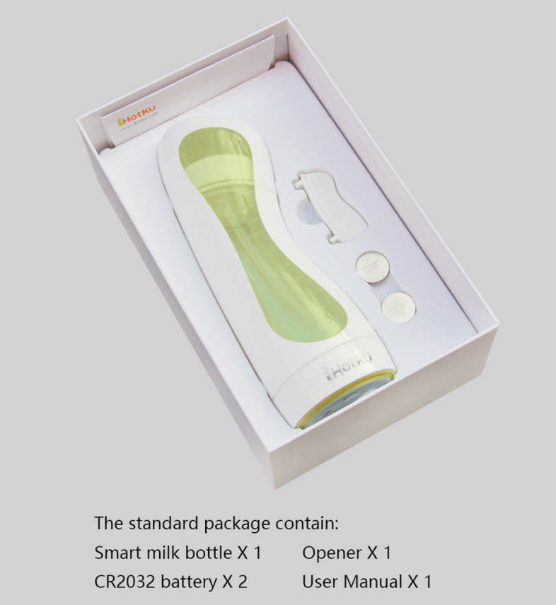 Temperature Indication Babies Intelligent Milk Bottle