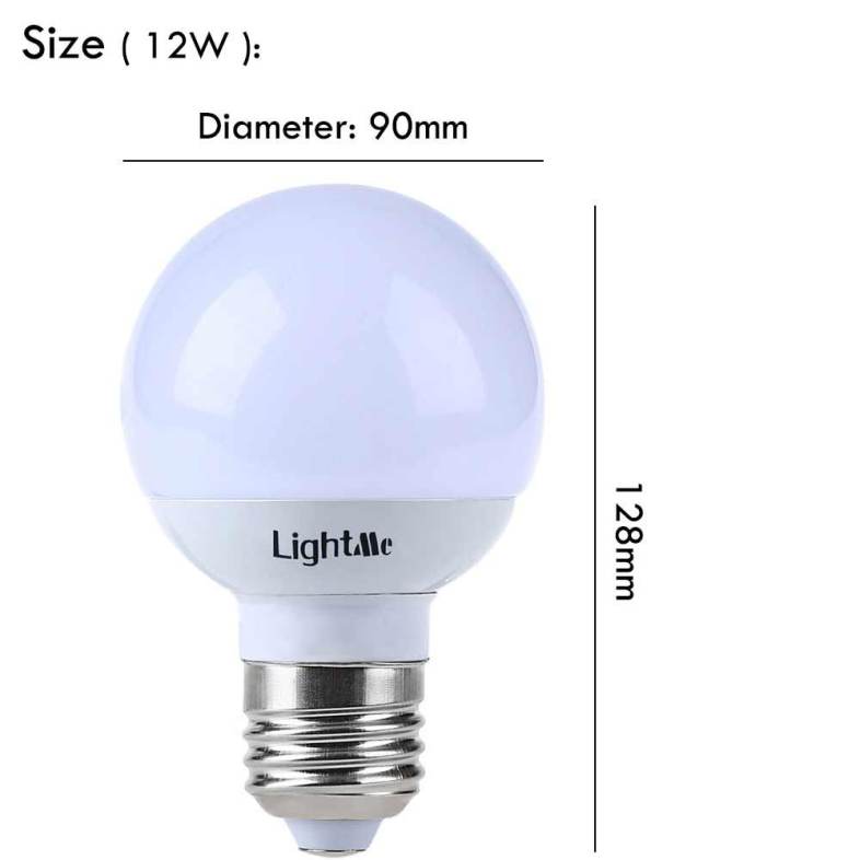 Lightme 4PCS E27 110 - 240V 12W 1120LM LED Bulb