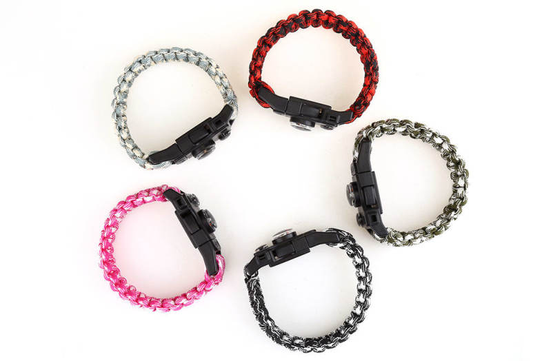 Inlife Outdoor Multifunction Fashionable Survival Bracelet with Nylon Rope