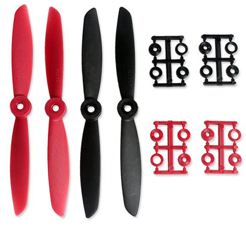 4 x Propeller and 4 x Variable Diameter Ring Accessory of EMAX Nighthawk Pro 280 EMX - MR - 1569