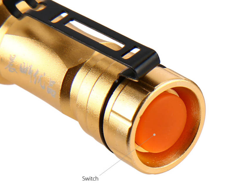 T6 LED 5W 350LM Mini Flashlight 3 Modes Camping Torch Light