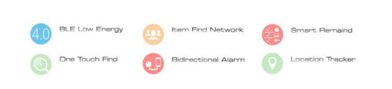 Nut 2 Intelligent Bluetooth Anti-lost Tracking Tag Alarm Patch Two-way Smart Finder