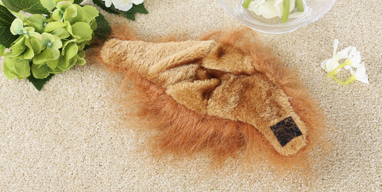 Cat Wig Collar Funny Lion Pet Ear Cosplay Hairpiece