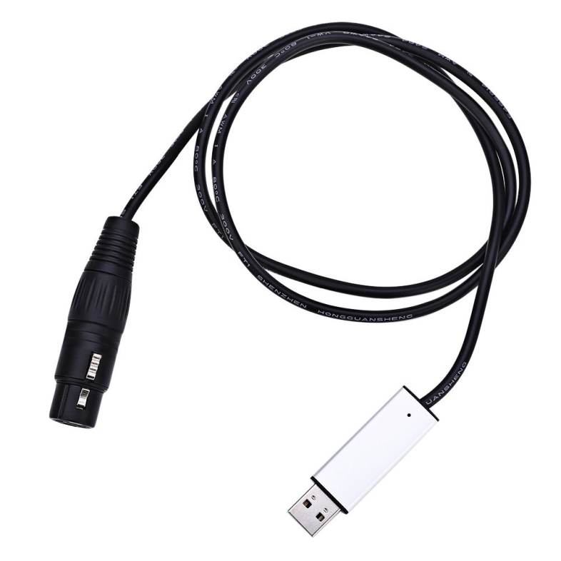 Mini USB to DMX 512 Interface Adapter Stage Lighting Controller