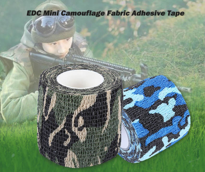 EDCGEAR 4.5M Outdoor Camouflage Non-woven Fabric Adhesive Tape