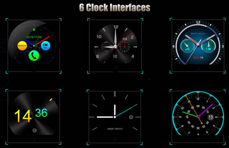 K88H MTK2502 Bluetooth 4.0 Smart Watch Heart Rate Track Sleep Monitor Wristwatch