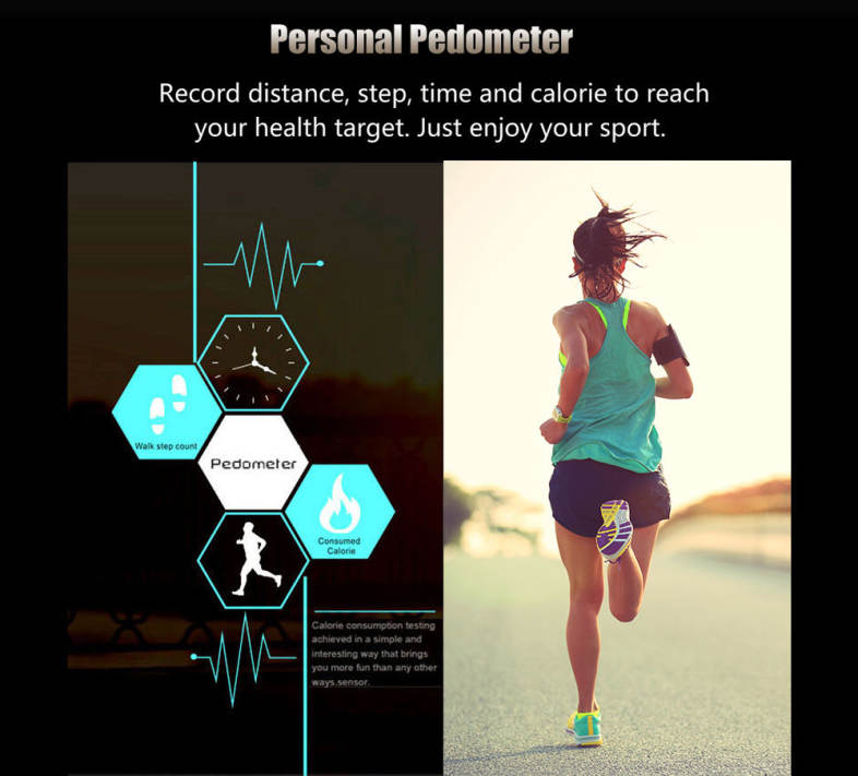 K88H MTK2502 Bluetooth 4.0 Smart Watch Heart Rate Track Wristwatch