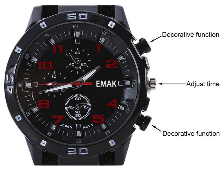 EMAK Multifunctional Survival Paracord Bracelet Scraper Whistle Thermometer Flint Fire Starter Gear Bangle Watch