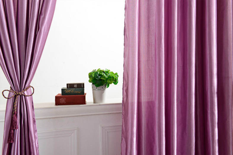 100 x 250CM Pure Color Grommet Ring Top Blackout Window Curtain for Bedroom Living Room