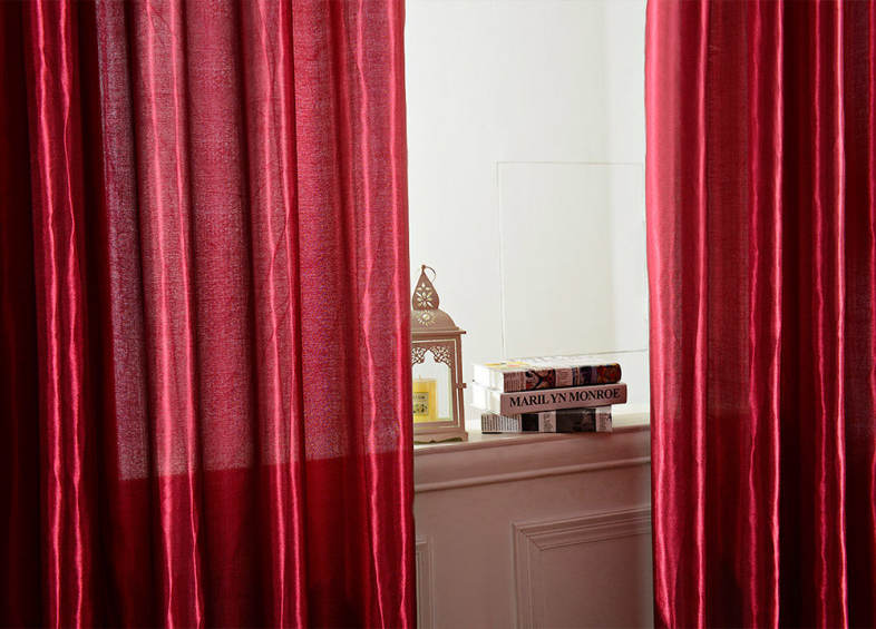 100 x 250CM Pure Color Grommet Ring Top Blackout Window Curtain for Bedroom Living Room