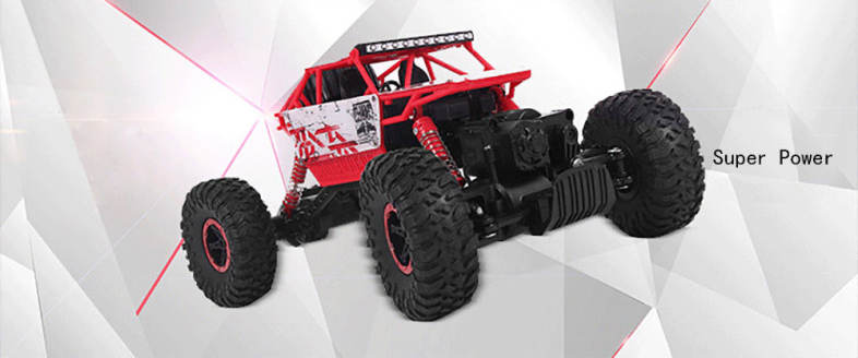 HB P1801 2.4GHz 1:18 Scale RC 4 Wheel Drive Rock Crawler Toy Car