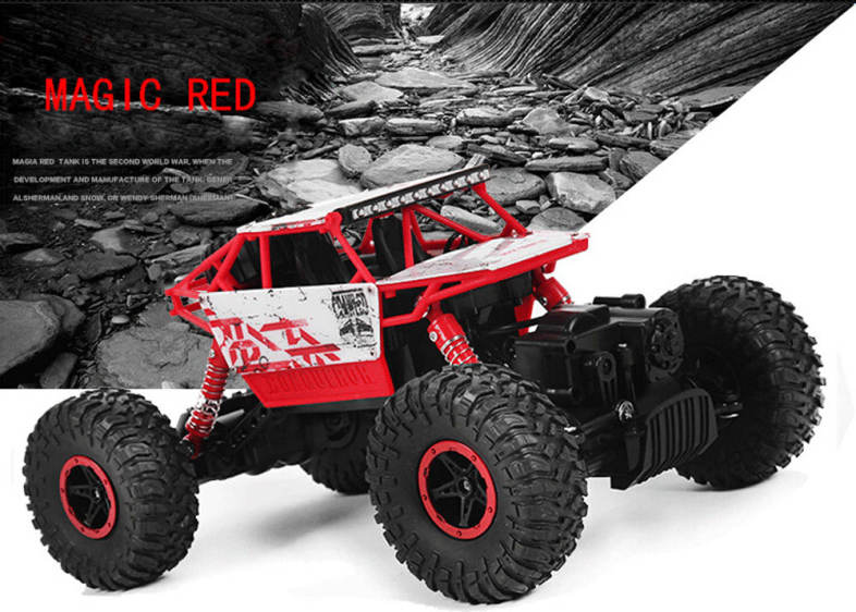 HB P1801 2.4GHz 1:18 Scale RC 4 Wheel Drive Rock Crawler Toy Car