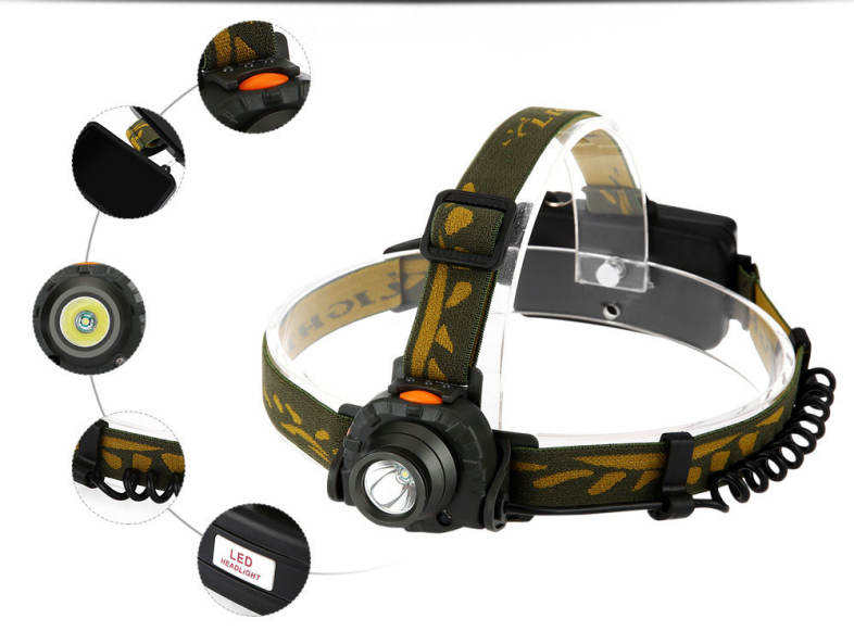 3W 150LM T6 LED Sensor Head Light Multi-functional Fishing Lamp