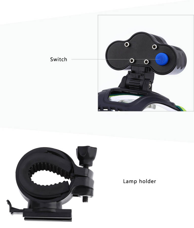 SKYWOLFEYE TLY - 47 10W 1000LM T6 LED Bicycle Light Headlight Camping Lamp