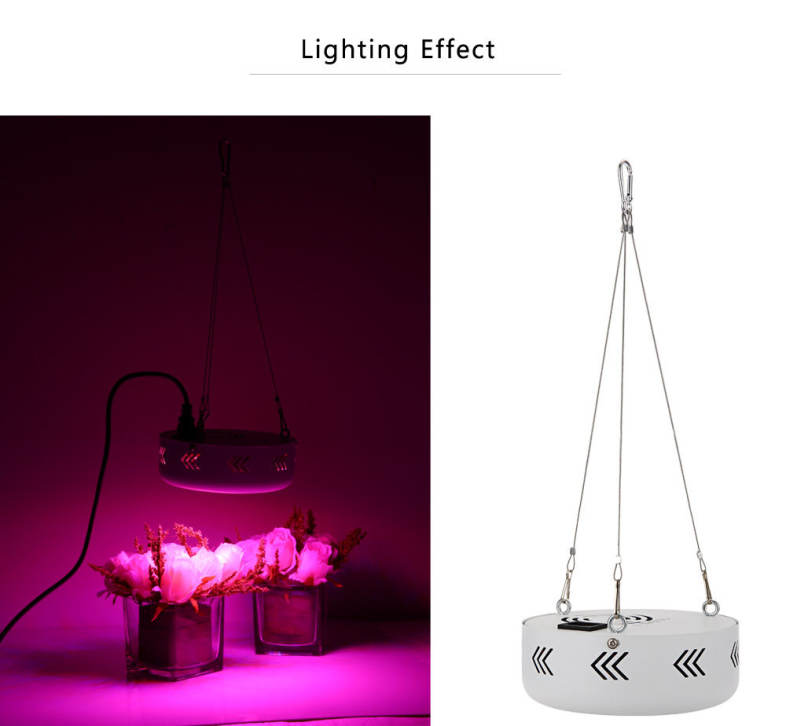 AC 85 - 265V 55W Epistar LED Grow Light Full Spectrum Fill Lamp for Hydroponics Indoor Plant with 72 LEDs