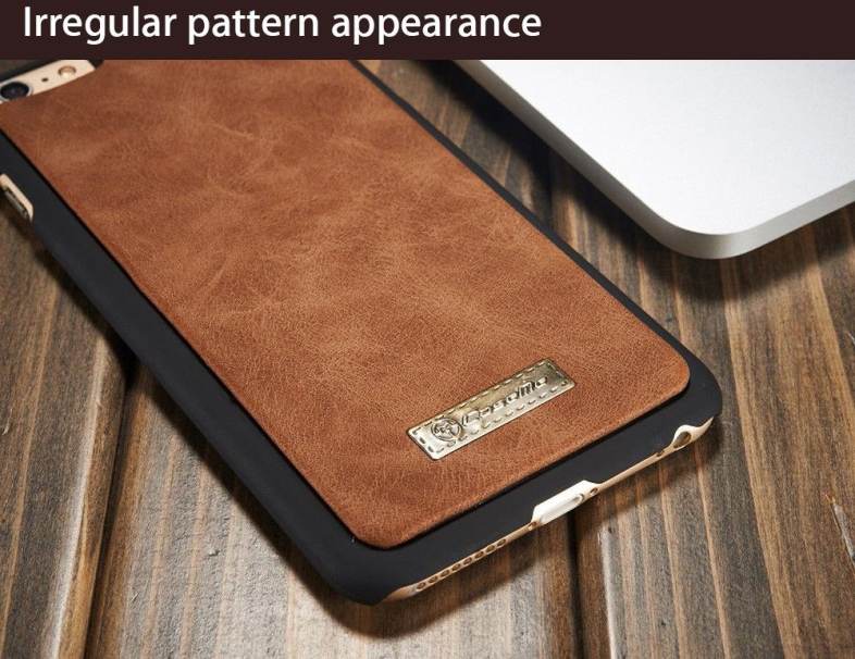 2 in 1 PU Leather Pocket Protective Case for iPhone 6 / 6S Full Body Mobile Shell with Card Slot