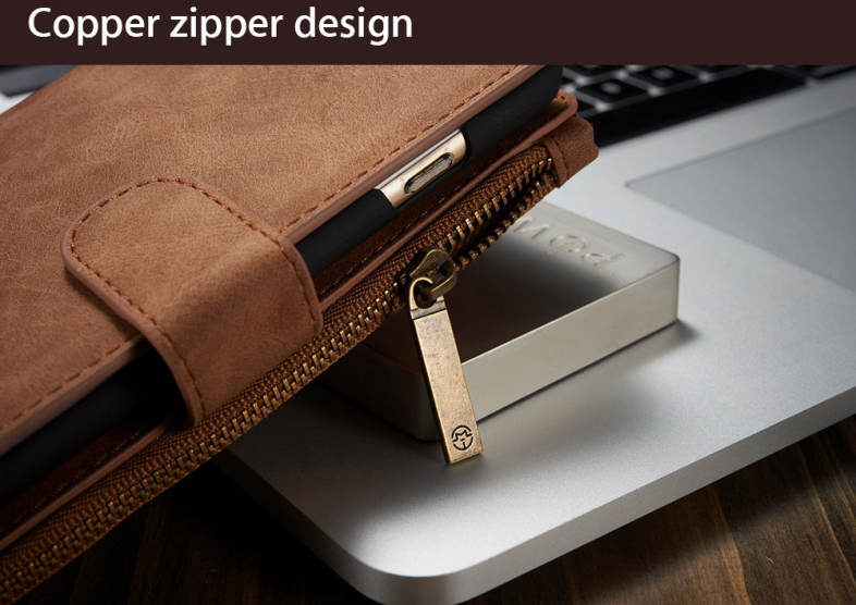 2 in 1 PU Leather Pocket Protective Case for iPhone 6 / 6S Full Body Mobile Shell with Card Slot