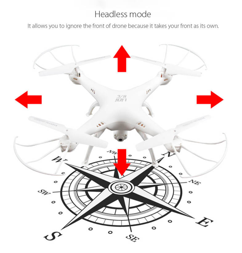 LiDiRC L15FW WiFi FPV 2.4GHz 4CH 6 Axis Gyro Waterproof Brushed RC Quadcopter