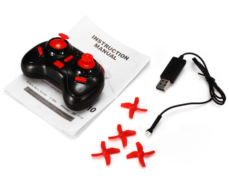 NIHUI NH - 010 2.4G 6CH 6 Axis Gyro Mini RC Quadcopter 360 Degree Flip One Key Return with LED Light