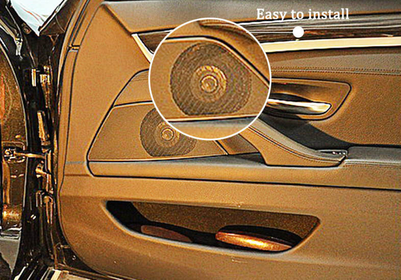 Paired Leibo LB - BS69H Automobile Two-way Component Audio Speaker 6.5 Inch High Pitch Black