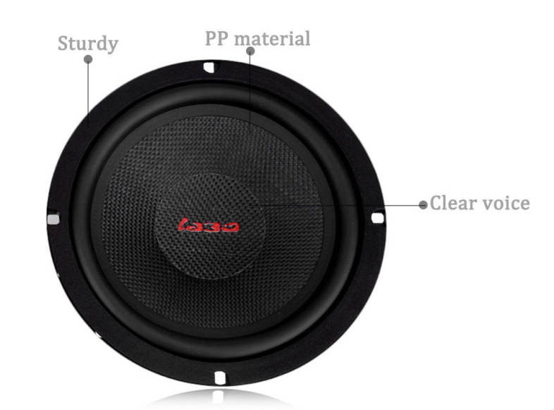 Paired Leibo LB - BS69H Automobile Two-way Component Audio Speaker 6.5 Inch High Pitch Black