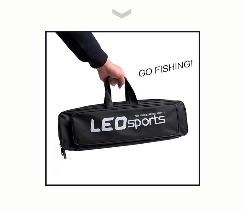 LEO 1.6M Telescopic Fishing Rod Kit with Fish Reel Lure Hook Tackle