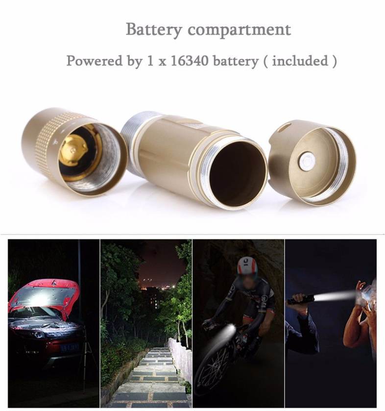WUBEN E345 300LM CREE XP-G2 LED Flashlight Waterproof Wear Resistant Lamp