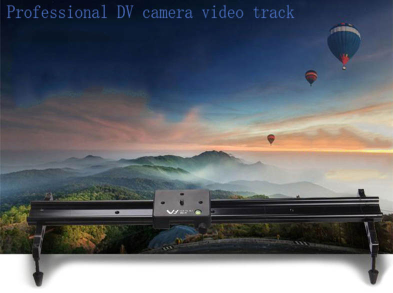 WEIHE WH60R 80CM ( 31.5 inch ) DSLR DV Camera Track Dolly Slider Video Stabilizer System