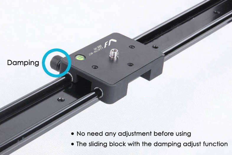 WEIHE WH60R 80CM ( 31.5 inch ) DSLR DV Camera Track Dolly Slider Video Stabilizer System