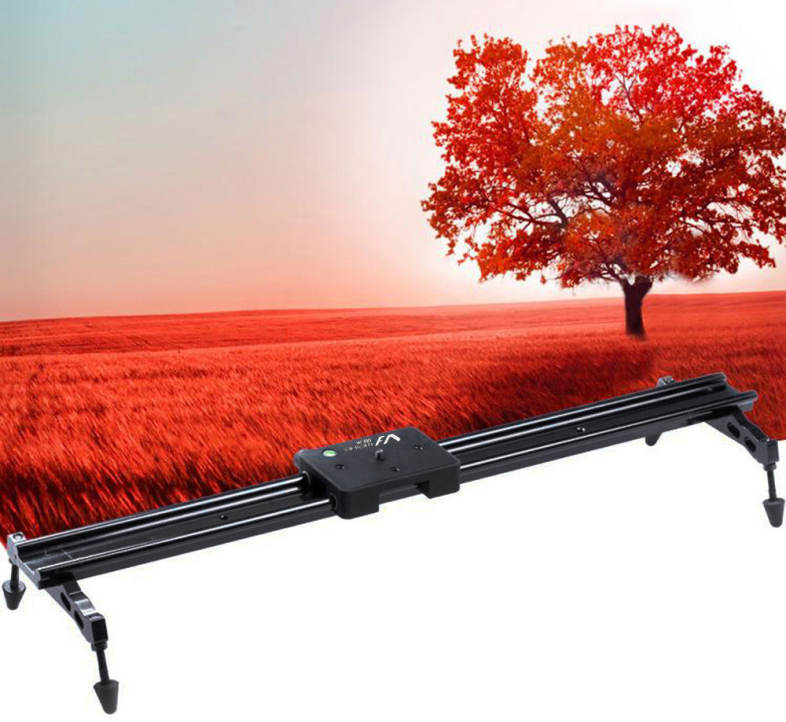 WEIHE WH60R 80CM ( 31.5 inch ) DSLR DV Camera Track Dolly Slider Video Stabilizer System