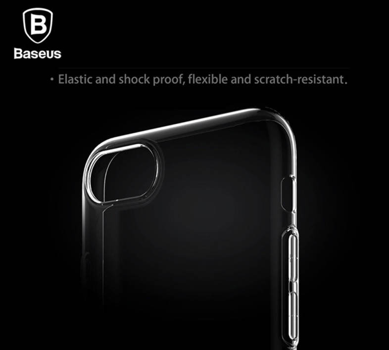 Baseus 4.7 inch Ultra Thin Transparent Soft Protective Dustproof Mobile Phone Back Case Cover for iPhone 7
