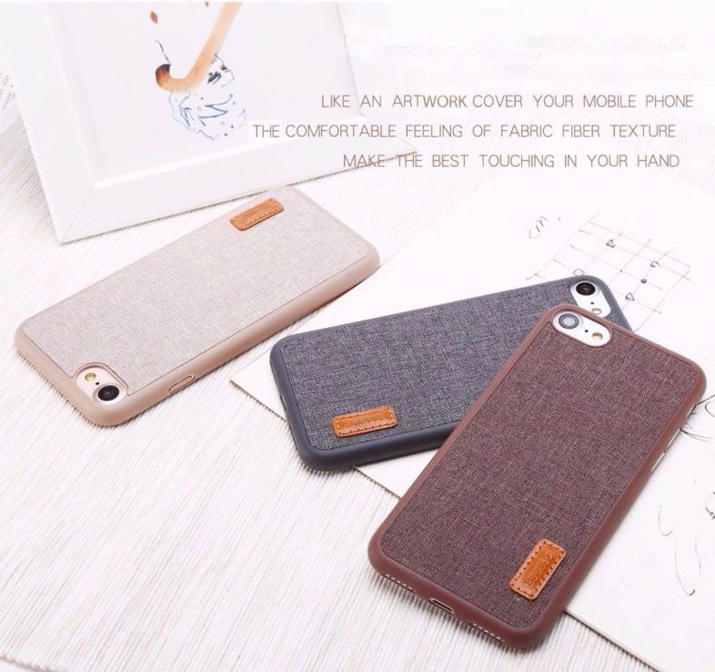 Baseus Grain Series 5.5 inch Stylish Protective Mobile Phone Back Case Cover for iPhone 7 Plus