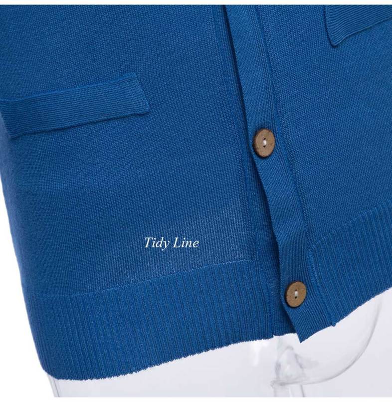Casual Solid Color V Neck Long Sleeve Slim Fit Knitwear for Men