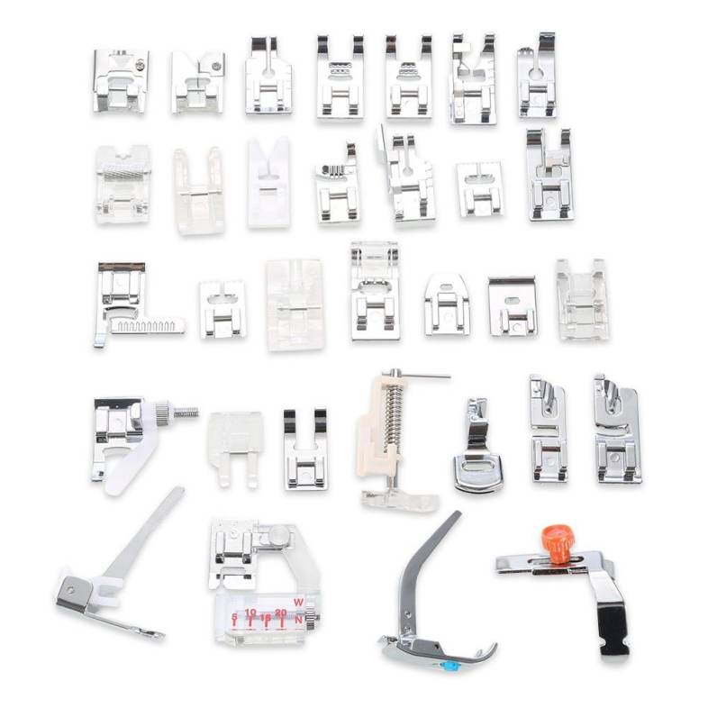 32pcs Domestic Sewing Machine Presser Feet Accessories