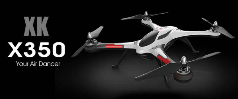 XK X350 Air Dancer 4CH 2.4GHz 6-Axis Gyro 3D / 6G Mode Remote Control Quadcopter RTF