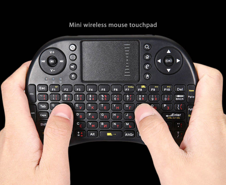 M2S 2.4GHz Wireless QWERTY Keyboard Touchpad with USB Receiver