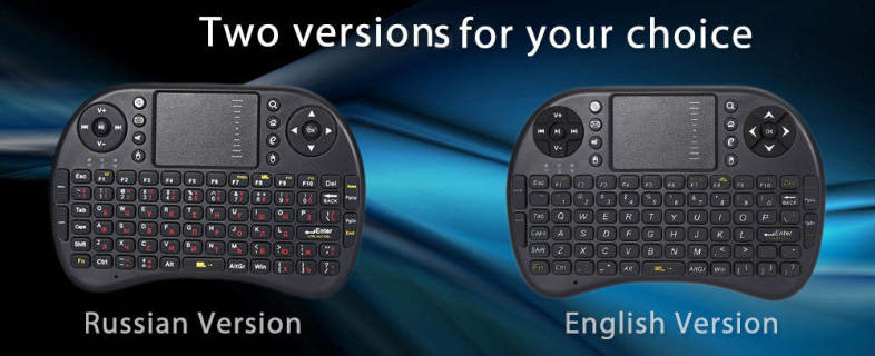 M2S 2.4GHz Wireless QWERTY Keyboard Touchpad with USB Receiver