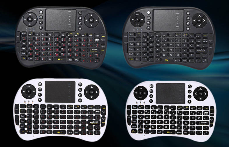 M2S 2.4GHz Wireless QWERTY Keyboard Touchpad with USB Receiver