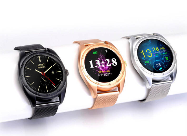 CACGO K89 Bluetooth 4.0 Heart Rate Monitor Smart Watch with Three-axis Accelerometer Loudspeaker