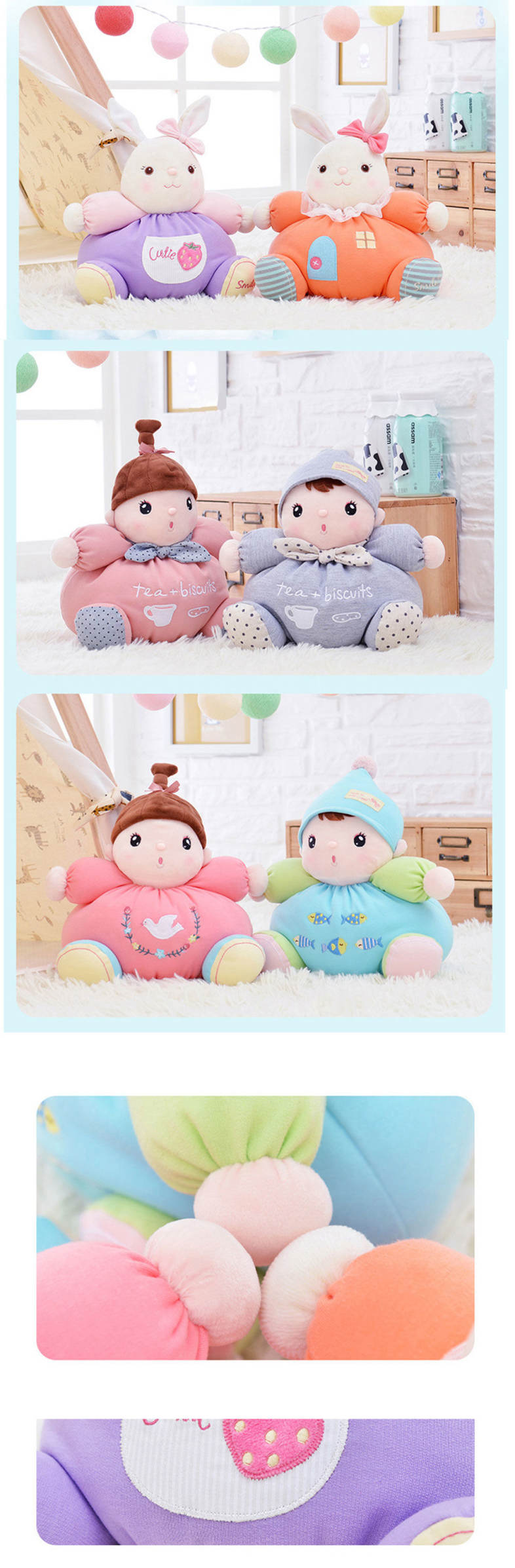 Metoo Plush Doll Toy Birthday Christmas Gift for Baby