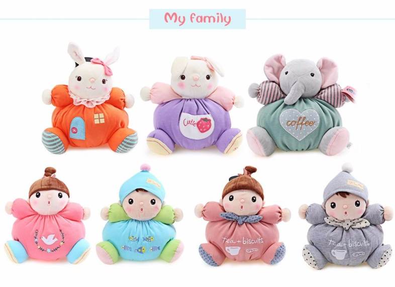 Metoo Plush Doll Toy Birthday Christmas Gift for Baby