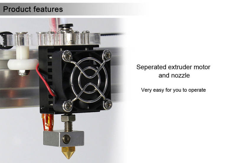 Anet A2 Aluminum Metal 3D Three-dimensional DIY Printer with TF Card Off-line Printing / LCD Display