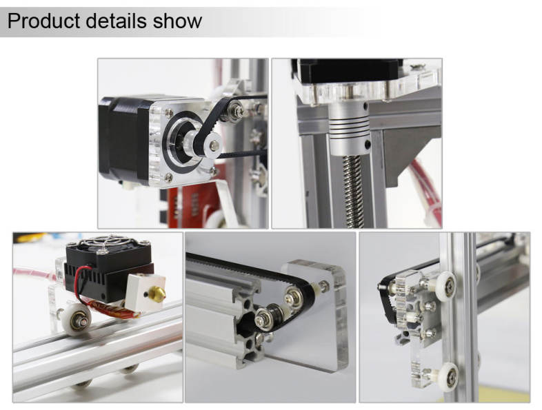 Anet A2 Aluminum Metal 3D Three-dimensional DIY Printer with TF Card Off-line Printing / LCD Display