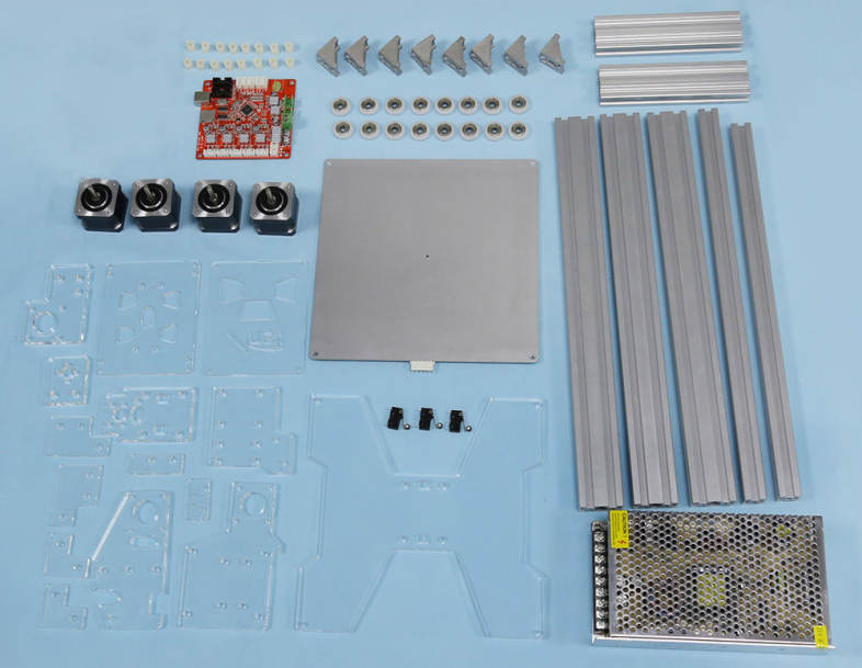 Anet A2 Aluminum Metal 3D Three-dimensional DIY Printer with TF Card Off-line Printing / LCD Display
