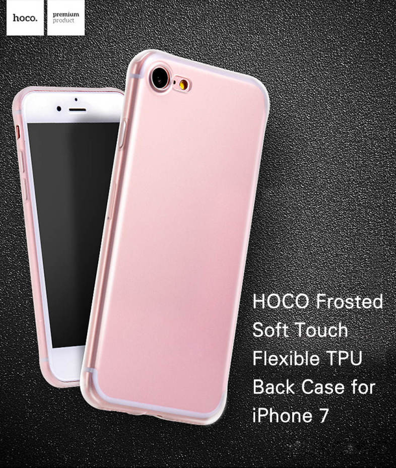 HOCO Frosted Soft Touch Flexible TPU Back Case for iPhone 7